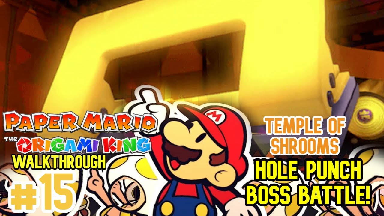 Paper Mario The Origami King Walkthrough 15 Temple of Shrooms