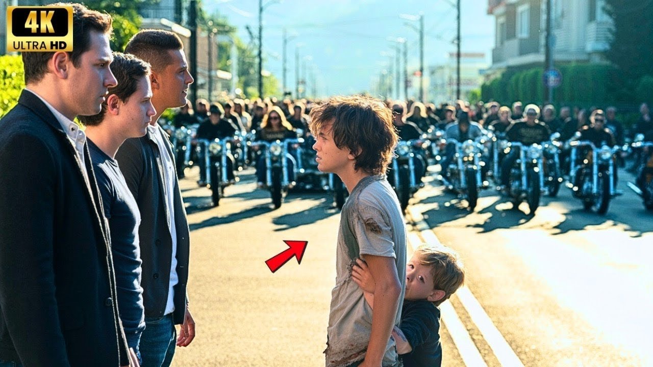 Bezdomny nastolatek stanął w obronie syna Hells Angels  kilka godzin później przyjechało 250 bikerów
