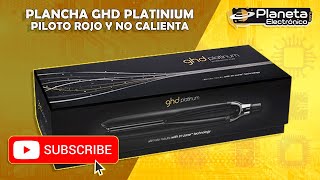 Cómo arreglar plancha del pelo GHD Platinum . Piloto rojo encendido y no  calienta - YouTube
