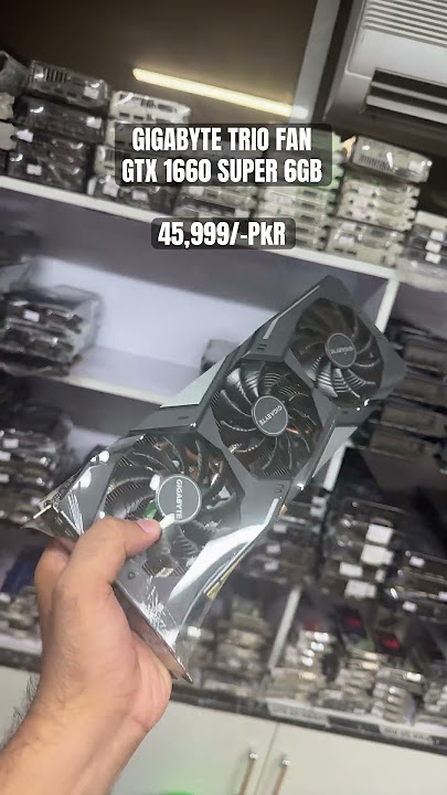 GIGABYTE TRIO FAN GTX 1660 SUPER 6GB NOW AVAILABLE AT ZI COMPUTERS #pakistan #trending