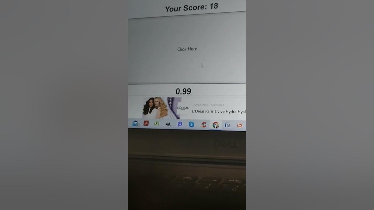 19 clicks per second speed click test 1 sec mode youtube