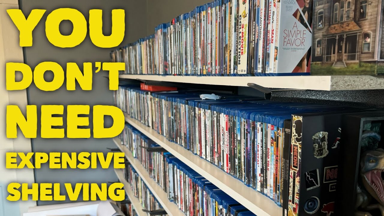 You Don’t Need Expensive Shelving for Physical Media 