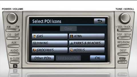 Navigation (points of interest) Camry Toyota of Slidell