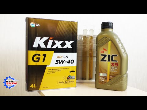 Kixx G1 5w40 против Zic X9 5w40