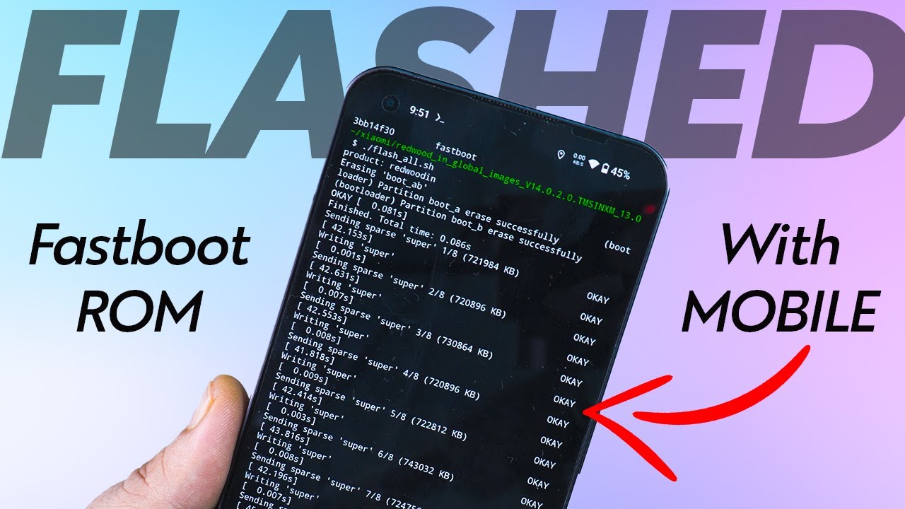 How I flashed Fastboot ROM with MOBILE YouTube