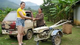 Girl’s Challenge: Reviving an Old Rusty DAEWOO Truck Found in a Junkyard — Full Restoration!