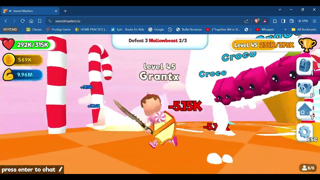 Sword Masters Part 2 - World 2! Candyland and Our First Obstacle