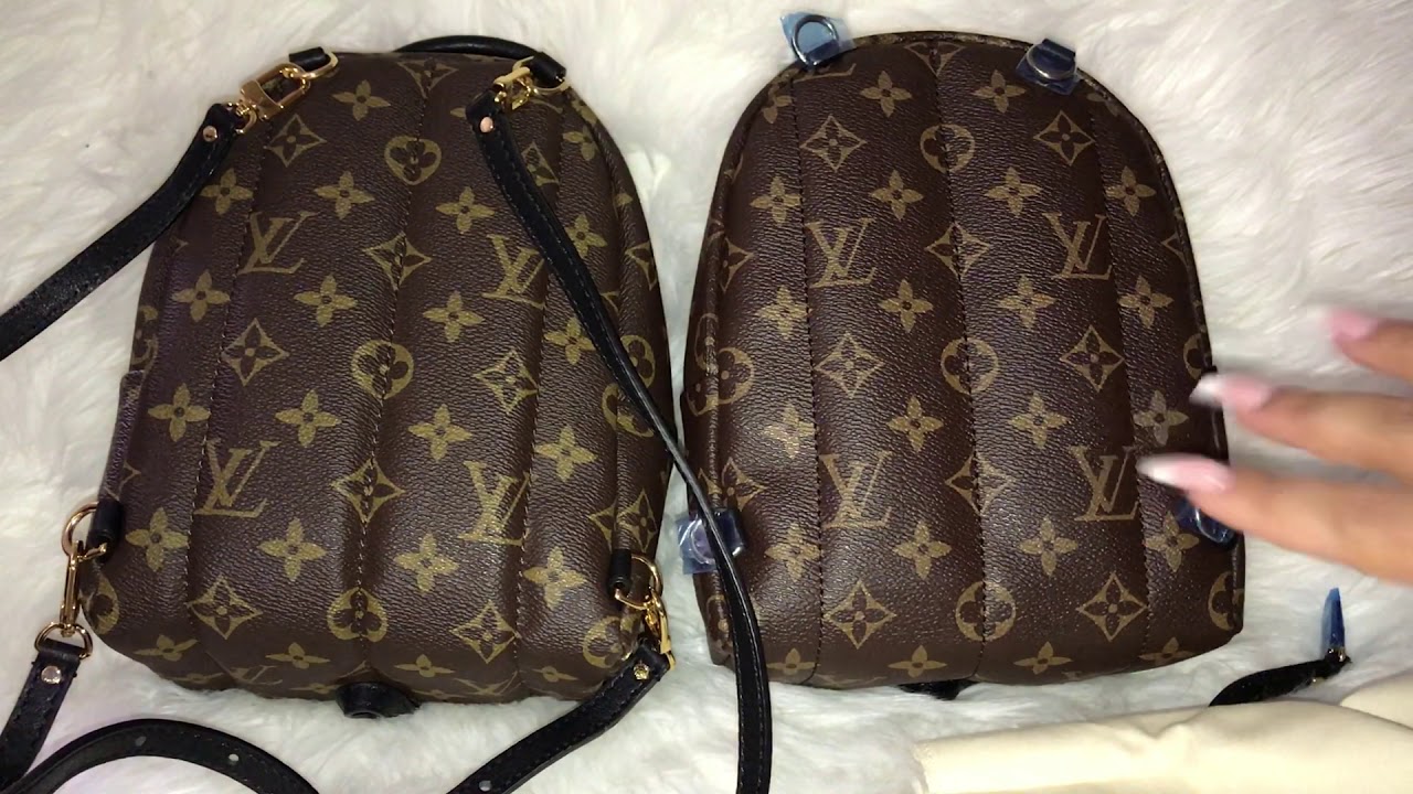 Louis Vuitton Palm Springs Mini Backpack Fake vs Real Comparison -  Handbagholic