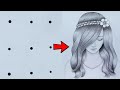 How to draw a girl with cap  girl drawing easy step by step  beautiful girl drawing for beginners