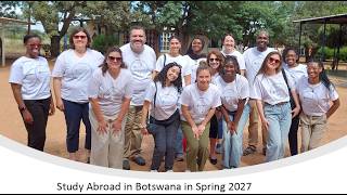 SP27 Botswana Study Abroad Info Session led by Dr. Collins-Jones and Dr. Olson Guía