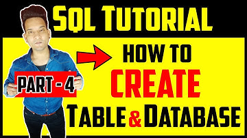 How to Create Table in SQL Hindi | How to Create Database in SQL| Create Command in SQL