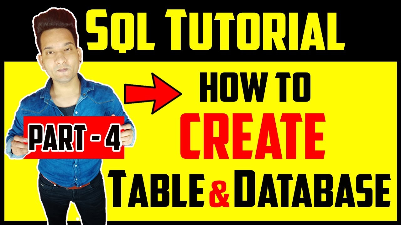 How to Create Table in SQL Hindi | How to Create Database in SQL ...
