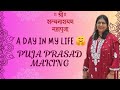 Satyanarayan Puja Prasad Making | Halwa, Puri, Kheer & Kala Chana | Home Vlog