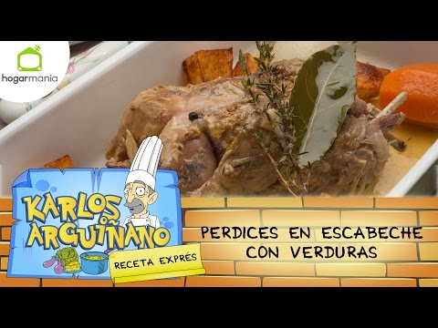 Karlos Arguiñano: Receta de Perdices en escabeche con verduras