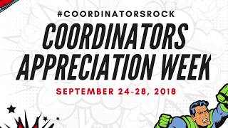 Coordinators Appreciation Week 2018