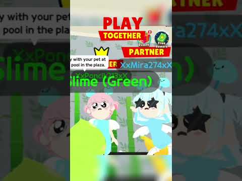 Play Together Hatching slime pet egg!💚 #SHORTS #playtogether #playtogether_game  #poncikplay