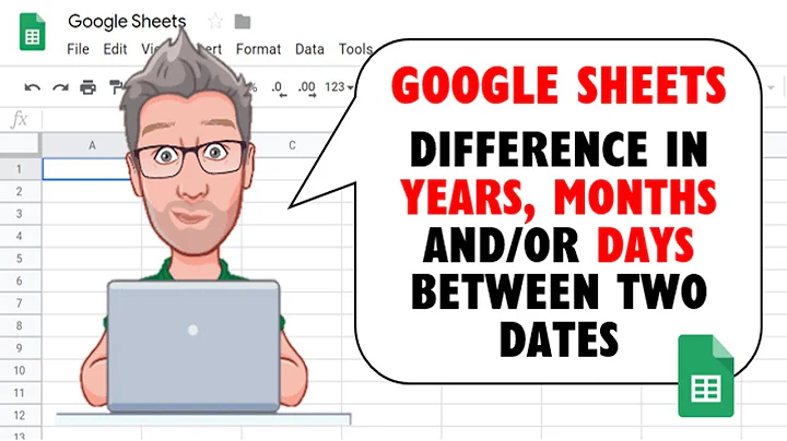 Calculate the Number of Months, Years And/Or Days Between 2 Dates in Google Sheets