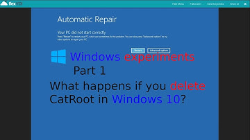 What happens if you delete CatRoot in Windows 10?
