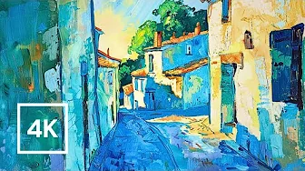 Van Gogh's French Streets in Oil: Van Gogh-Inspired Townscapes