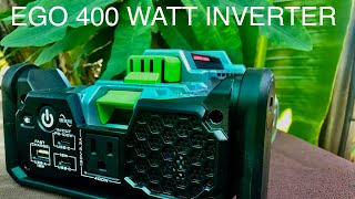 EGO 400 Watt power inverter unboxing & first use (#213)
