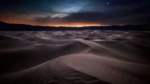 Qual é a temperatura do deserto à noite?