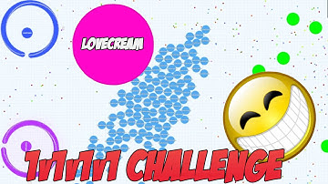 The 1vs1vs1vs1 AGARIO Challenge - SPLITTING Record AGARIO Game (THE MOST ADDICTIVE GAME) w/ Bodil40,