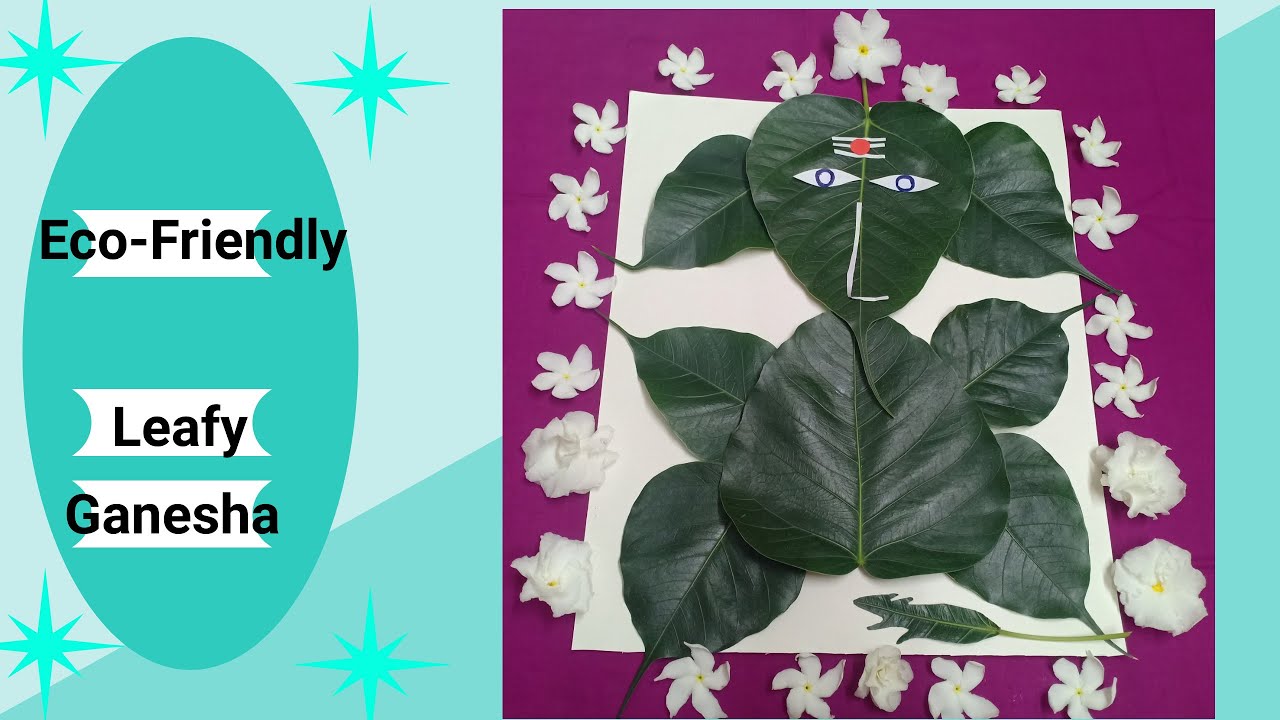 How To Make Leafy Ganesha In Less Time Eco Friendly Green Ganesha how-to-make-leafy-ganesha-in-less-time-eco-friendly-green-ganesha