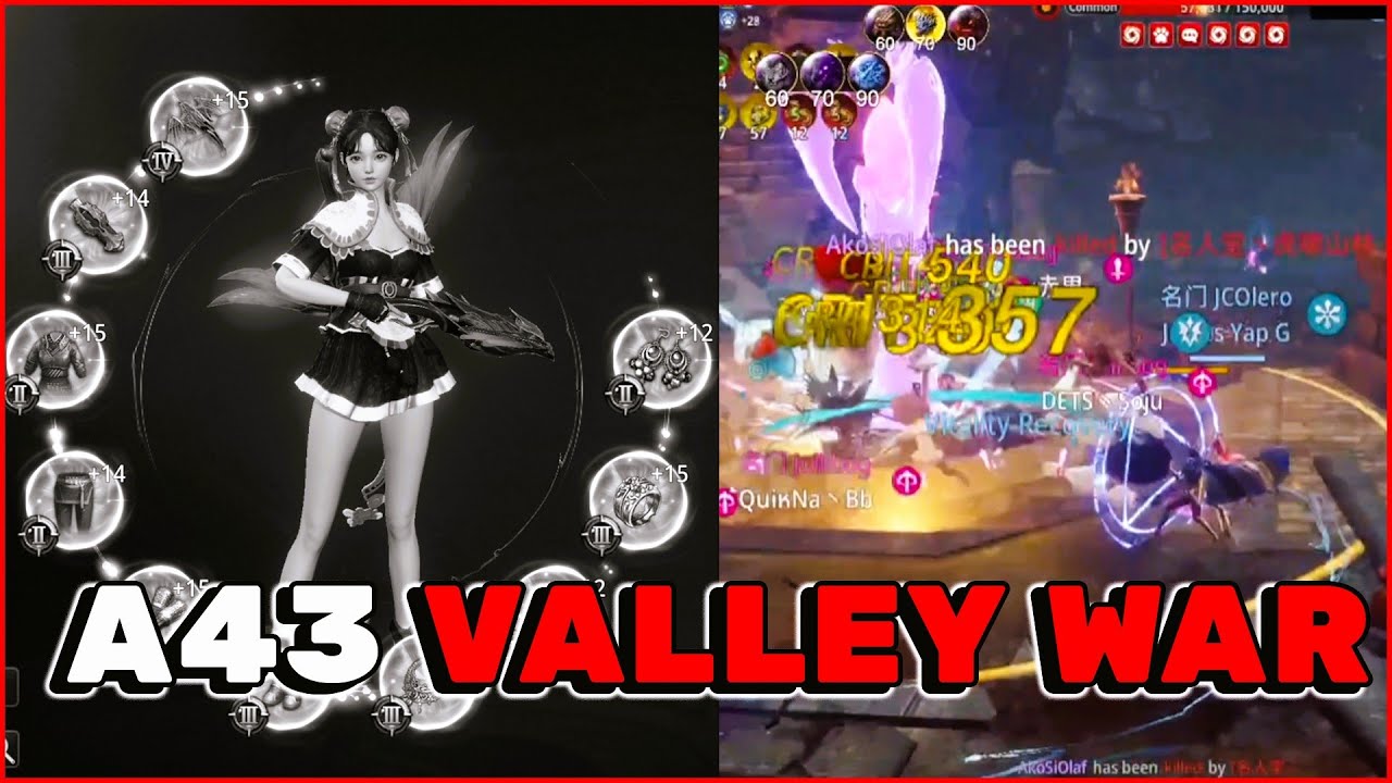 NK PT VS BLANK PT AT A43 VALLEY WAR | FF VS HOF | MIR4