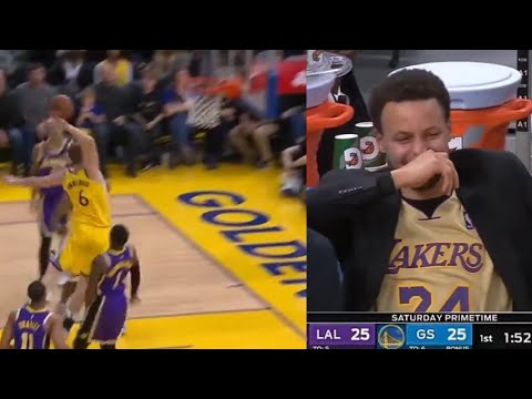 Alen Smailagic misses Dunk Curry can't stop LAUGHING - YouTube