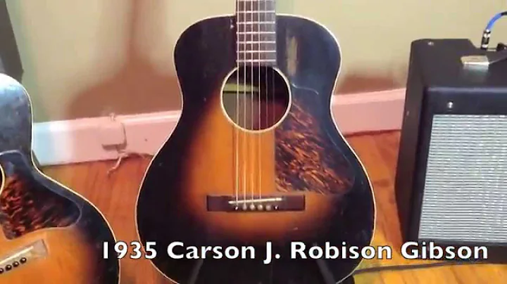 1930s Carson J. Robison Gibson made guitar