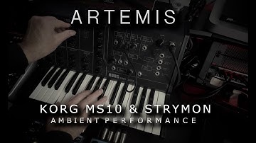 Korg MS10 dusted off and showing the way Ambient Noodling