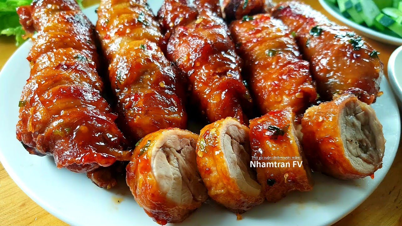 THỊT GÀ CUỘN CHIÊN NƯỚC MẮM giòn thơm đậm đà cách làm đẹp đơn giản ai cũng thành công |Nhamtran FV