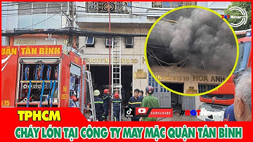 Cháy công ty may mặc ở Tân Bình, 5 người đu dây vải tiếp đất | BGT News