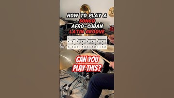 How to Play a Songo Latin Groove (Afro-Cuban Rhythm) #drums