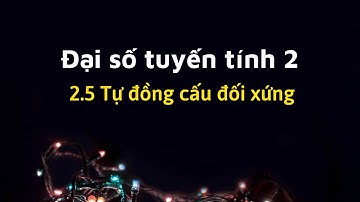 2.5 Tự đồng cấu đối xứng