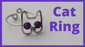 DIY Cat Ring: Day 2 of 10-Day Wire Ring Making Challenge