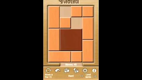 Klotski Hard Level 66/94 par solution