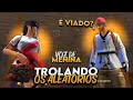 TROLEI OS ALEATÓRIOS  NO FREE FIRE USANDO VOZ DE MENINA - TENTE NÃO RIR!!