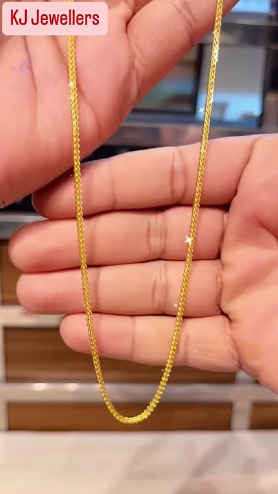 Simple gold chain design #chain #gold #jewellery #necklace #wedding #beautiful #trending #newdesign