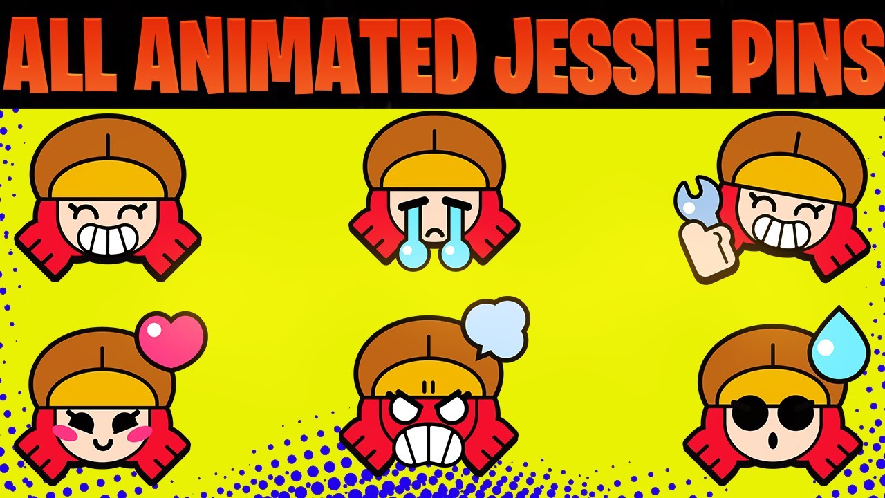 emoji jessie pins brawl stars