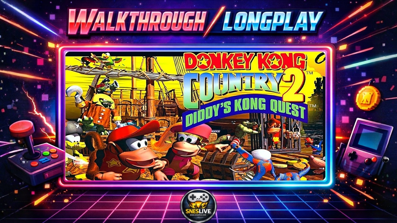 Play Donkey Kong Country 2 Online - Snes Emulator - SNESLive