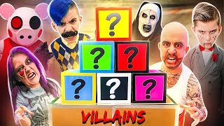 VILLAINS! The Movie (Mr Meat, Piggy, Evil Nun, Hello Neighbor, Slappy, Zombie Survival) SEASON 1