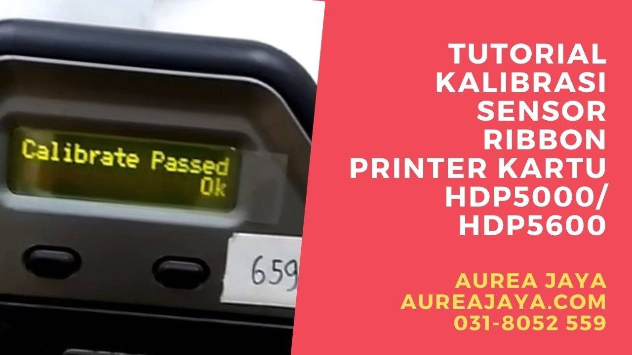 Tutorial Cara Kalibrasi Sensor Ribbon 𝐏𝐑𝐈𝐍𝐓𝐄𝐑 𝐊𝐀𝐑𝐓𝐔 Fargo HDP5000/HDP5600 | 𝗦𝗲𝗿𝘃𝗶𝗰𝗲 𝗜𝗗 𝗖𝗮𝗿𝗱 𝗣𝗿𝗶𝗻𝘁𝗲𝗿