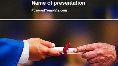 Patent PowerPoint Template by PoweredTemplate.com