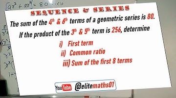 Sequence and Series: Geometric Progression