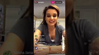 картинка: Ксения Бородина с мужем в прямом эфире Instagram 20-04-2017