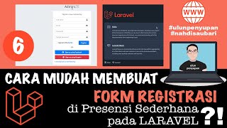 Laravel 8 | Membuat Form Registrasi