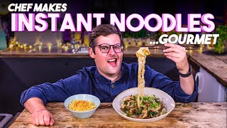 A Chef makes INSTANT NOODLES Gourmet!! | Sorted Food screenshot 5