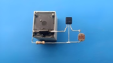 DIY Light Sensor Using BC547 and Relay – Simple Electronics Project!