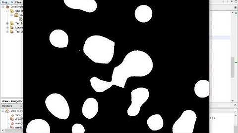 [Java 2D] from scratch - Simple B&W Metaballs Test Demo ("Blobby" Effect)